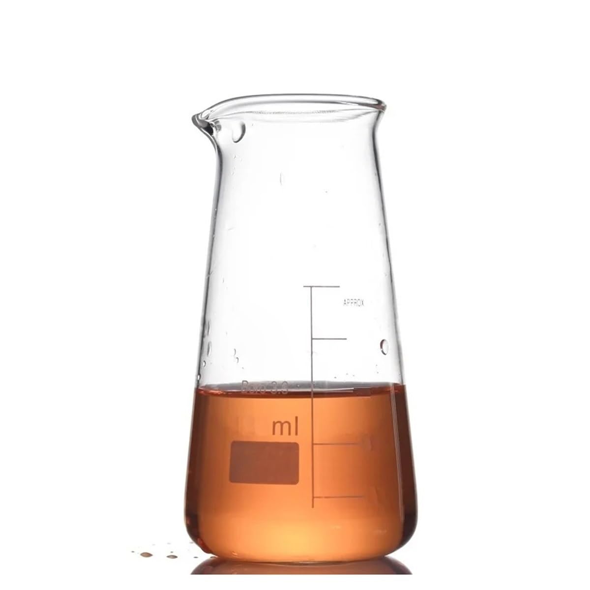 Équipement de laboratoire bécher conique 500 ml résistant aux chocs