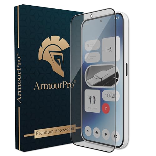 Image of ArmourPro Anti Glare Matte Tempered Glass for Nothing Phone (2A) / Nothing (2A) Plus - Anti Fingerprint Screen Protector, 9H Scratch Resistant, Smooth Touch, Edge-to-Edge Full Coverage