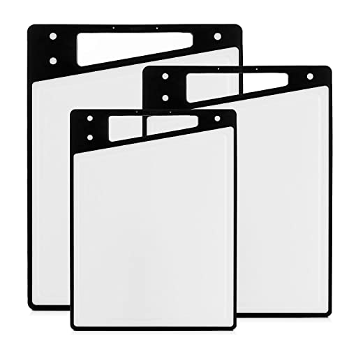 Set de 3 Tablas de Cortar Plásticas JoyJolt Rectangulares miniatura 1