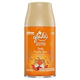 Glade Automatic Spray Air Freshener Refill | Toasty Pumpkin Spice Scent | Limited Edition - 6.2 Ounce Each (Pack of 3)