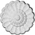 Ekena Millwork ROS06SN 5 7/8-Inch Od Sunflower Rosette