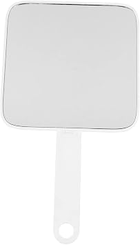 Handheld Makeup Mirror Portable Folding Desktop Mirror for Travel Compact Design Handle for Easy Carrying for Professionals and Personal Use