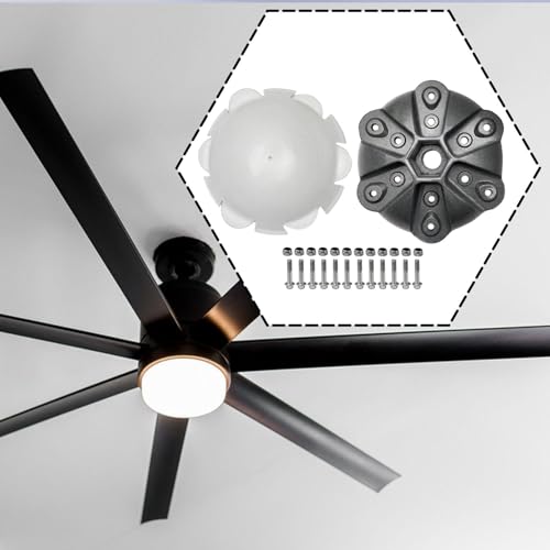 Moyeu d'éolienne 17 mm et capuchon Sharplace pour 6 lames de générateur horizontal