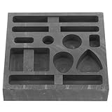 ledmomo 墨油槽多孔鋳造モールド 耐熱耐冷グラファイト鋳造型 孔インゴット型 手作り金銀銅溶解加工用 実験教育適用