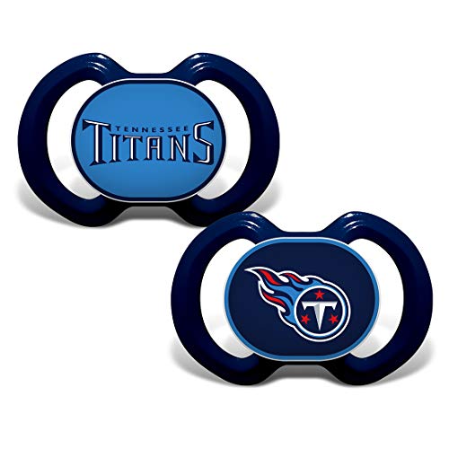 BabyFanatic Pacifier 2-Pack - NFL Tennessee Titans - Officially Licensed League Gear