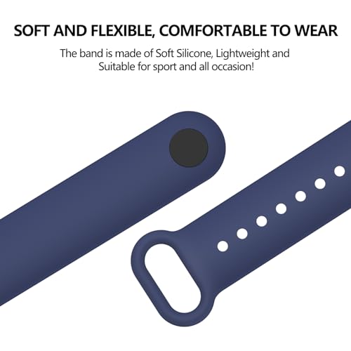 Image of Vanjua Watch Strap for Xiaomi Smart Band 10 /9 /8, Soft Silicone Adjustable Sport Wrist Band for Xiaomi Mi Band 8 /9 /10 Smart Watch (No Watch)
