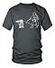 Darth Vader Walking a Pesky AT-AT on a Leash Funny Star Wars T-Shirt Large