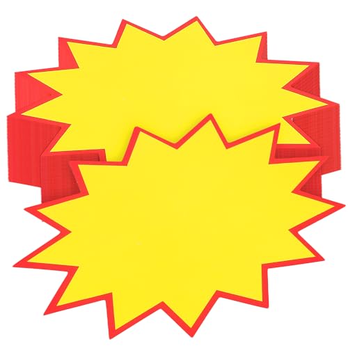 400 étiquettes vierges en papier jaune 13x17 cm pour vente au détail