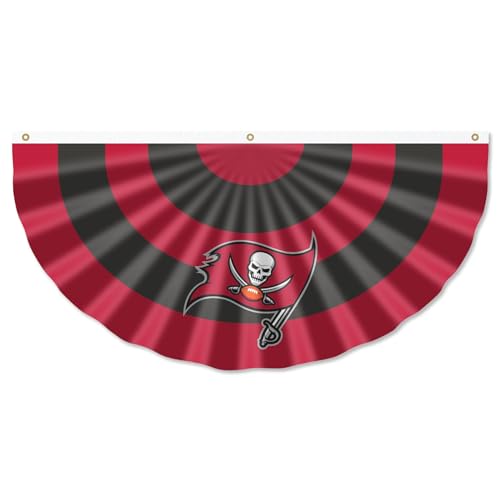 WinCraft Tampa Bay Buccaneers Bunting Pleated Fan Banners