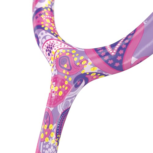 Image of MDF Instruments Purpaisely Kaleidoscope MD One Epoch Lightweight Titanium Stethoscope, Adult, Purpaisely Tube, Kaleidoscope Chestpieces-Headset, MDF777TPYKL