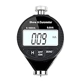 OBEST デジタル硬度計 A型 ゴムタイヤ硬度計 ゴム ガラス プラスチック 革 硬さ デジタルゲージ 測定工具 測定範囲0-100HA 日本語説明書