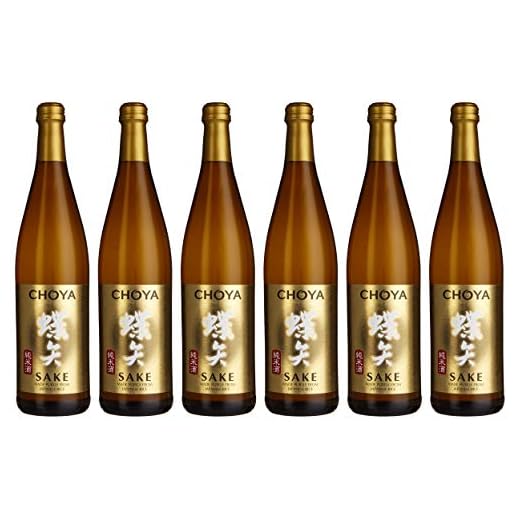 Choya Sake japanischer Reiswein (Alkoholhaltiges Getränk, Junmai Sake, aromatisch, 14,5% vol.) 6er Pack (6 x 0,75l)