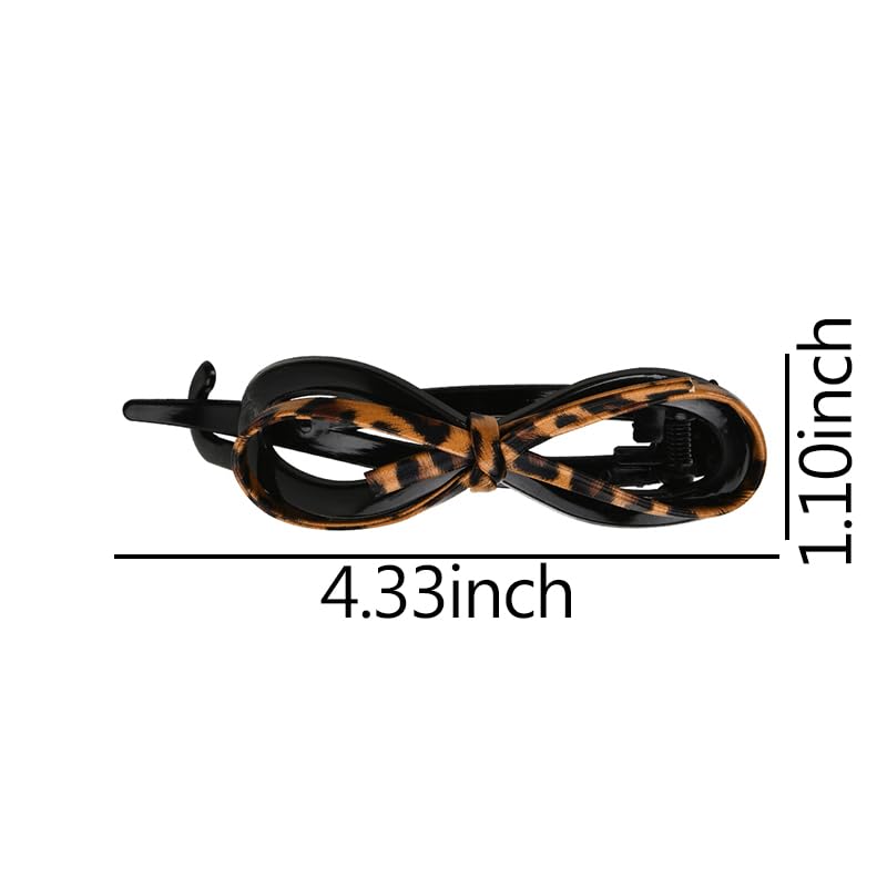 Pinza para cabello plana Sisadodo modelo XJJHairclip37-01Leopard color leopardo miniatura 2