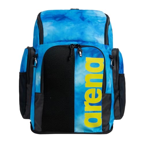 Image of ARENA Spiky III Backpack 45 Swimming Athlete Sports Gym Rucksack Large Training Gear Equipment Swim Bag for Men and Women, 45 Liters, Blue /Multi