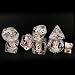 Bescon Oversized DND Hellokitty Dice Set,Giant 7pcs Cat Translucent Polyhedral D&D Dice Set, Big Sized Dungeons and Dragons Dice