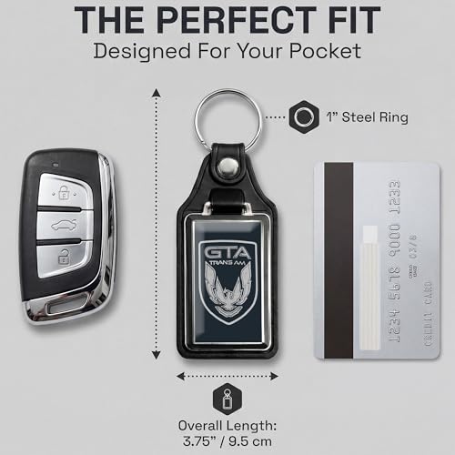 Image of Brotherhood Car Key Chain for Trans Am Firebird - Classic Models Keychain for Men and Women Gift Key Ring