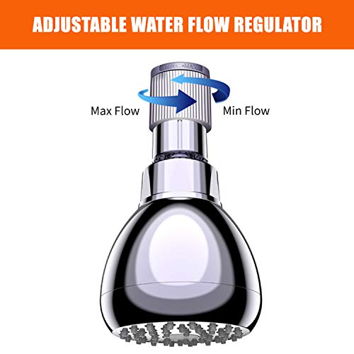 Entweg - Regulador de fluxo de água Cabeças de chuveiro de mão Chuveiro ajustável Acessórios para ba