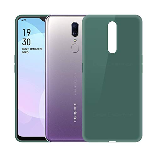 Image of Case Creation Luxurious OG Series for Oppo F11 Case Cover,Anti-Dirty Slim Case Frosted Matte Cute Candy TPU Raised Bezel (Splash of Color) Back Cover for Oppo F11 -Wine Green