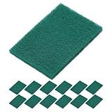 GLEAVI 30 Esponjas de Limpieza para Cocina 15X10 CM Esponjas Multifuncionales para Platos y Wok Verdes para Uso Diario Hogar y Limpieza de Utensilios