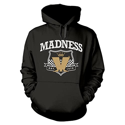 Sweat à capuche Madness homme noir M pour un style streetwear quotidien
