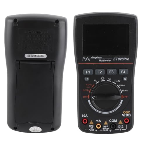Image of ET828 pro Handheld Digital Oscilloscope Multimeter 1MHz 2.5Msps Portable Multifunction Tester for Electronics Lab