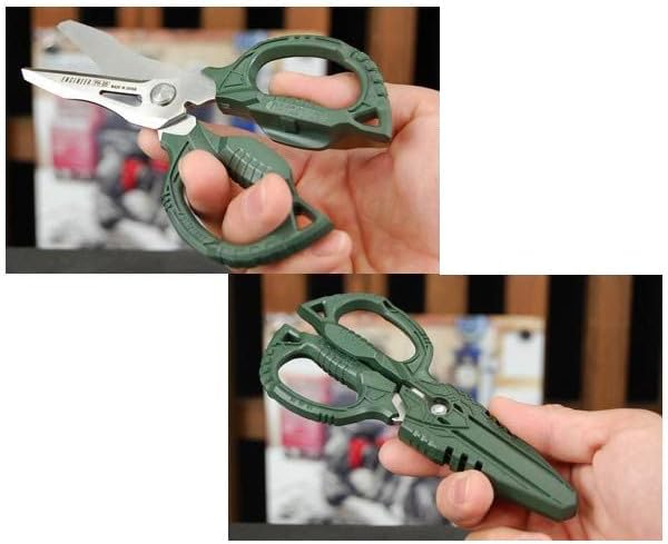 ENGINEER 6.3" Heavy Duty Multipurpose Scissors 4-in-1 Combination Blades. Made in Japan. Cuts Carpet, Leather, Copper Wire, Insulated Cable, Cords, Rope & More. PH-55 - Image 8