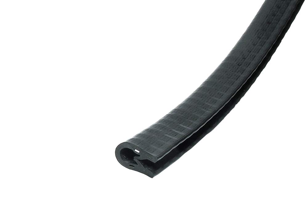 BITS4REASONS E-TECH NEW MODEL REINFORCED SELF-GRIPPING EDGING TRIM 10MM W x 13MM H GRIP RANGE 1MM to 7MM - 5METRE L ROLL