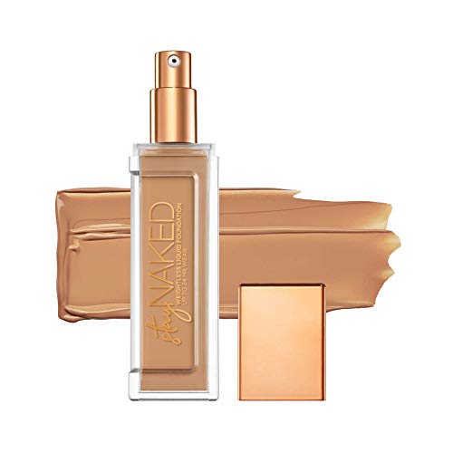 Urban Decay Stay Naked Weightless Liquid Foundation, 40WO - Buildable Coverage with No Caking - Matte Finish Lasts Up To 24 Hours - Waterproof & Sweatproof - 1.0 oz