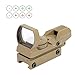 Produktbild ESAKO Rot oder Grün Dot Viser Sight Scope 4 Verschiedene Arten von Mustern Reticles Leuchtpunktvisier Rotpunktvisier für 20mm Weaver und Picatinny Schiene Helligkeit Einstellbar