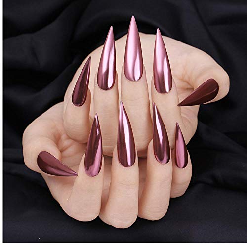 PiniceCore Spiegel Powder Rose Gold Nagel-Funkeln-Maniküre-Nagel-Kunst-Chrom-Pigment-Funkeln-Staub