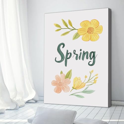 Fresques en fleurs et affiches aquarelle pour décoration de salon moderne