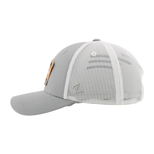 Casquette snapback NCAA grise et blanche ZHATS Big Rig patch - 3