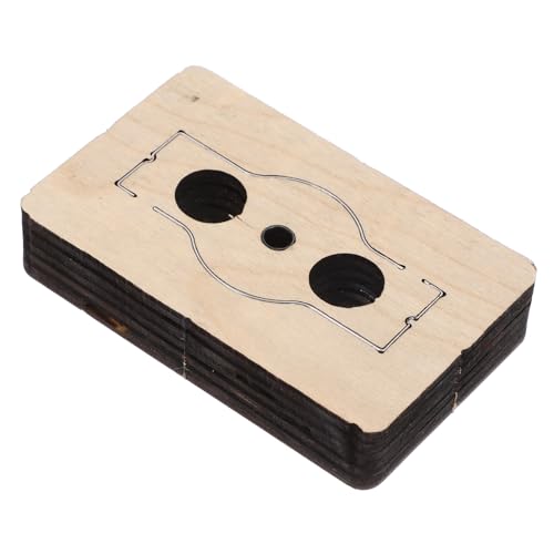Housoutil Cutting Dies DIY Leather Strip Mold Leather Craft Cutting Die Wooden Strap Template Steel