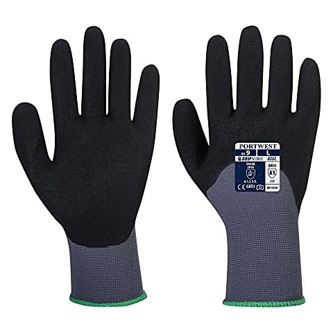 Portwest DermiFlex Ultra Gloves Grey/Black Cover