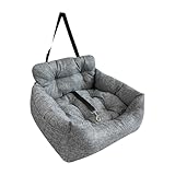 Dog Bed for Car - Foldable Waterproof Cushions for Pet Travel | Polyester, 1500g Lightweight Seat, Breathable Winter SUV Trunk Interior Use, Pet Carrier, Travel Protection, 40x30x45cm
