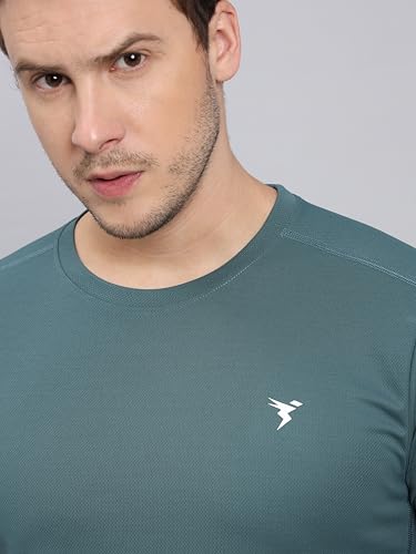Image of TECHNOSPORT Men's Slim Fit T-Shirt - (MTOR17) Pack of 1