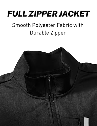 MoFiz Men's Tracksuits for Men Athletic Sweatsuits Set 2 Piece Track Suits Jogging Casual Warm Up Full Zip Running Sports4