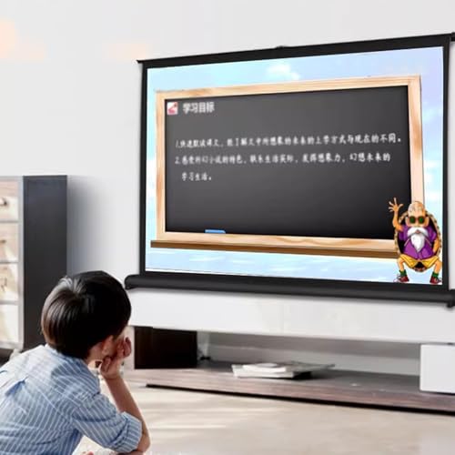 Pantalla Manual Portátil para Proyector 50" 16:9 miniatura 5
