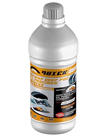 Quick Seal Tyre Sealant for Car and Bike Tube and Tubeless both Tyre 1000 ml