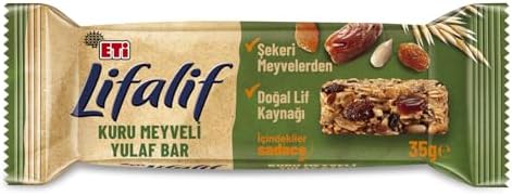 Eti Lifalif Kuru Meyveli Yulaf Bar 35 g x 16 Adet — Amazon ürün görseli