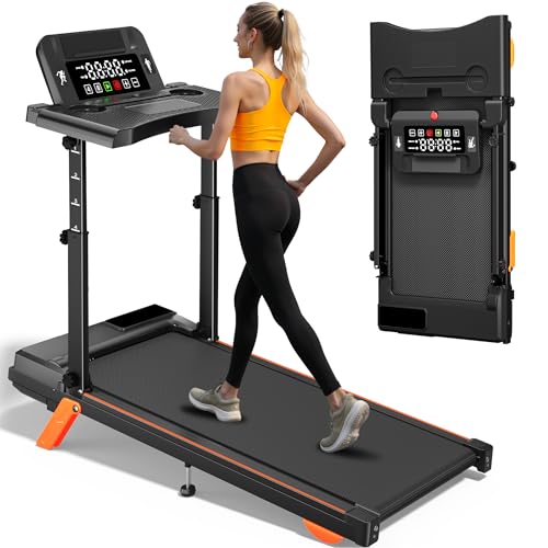 Image of Walking Pad Treadmill for Home with 350lb Weight Capacity - Foldable Treadmill with 4 Levels Height