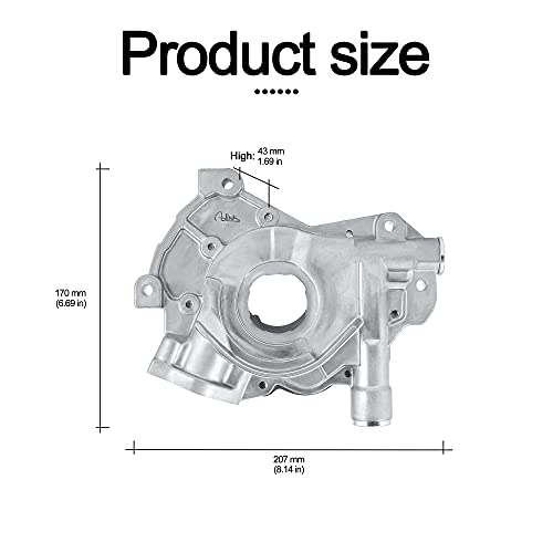 Aulink M340 High Pressure Engine Oil Pump-Compatible With 04-14 Ford F-150 F-250 V8 5.4L 4.6L For Explorer(Sport Trac)/Expedition/Mustang/Lobo,Navigator Mountaineer Lincoln Navigator/Mark Lt #TOP2