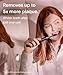 SURI Recyclable Plant-Based, Electric Toothbrush Heads - Built-in Tongue Scraper, Long Lasting Replacement Heads | Compatible Only Sonic Electric Toothbrush - Midnight Black, Pack of 3