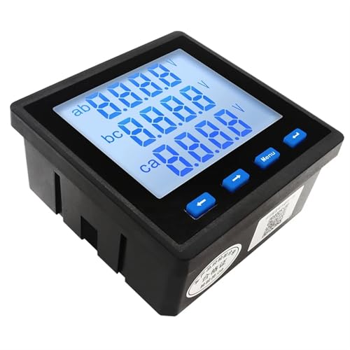 Moniteur de consommation triphasé 400V LCD RS485 pour suivre watts et ampères