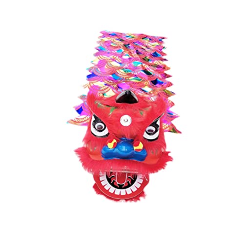 ULPYO Danza Cinese del Leone Costume da Ballo del