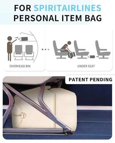 Personal Item Bag with 7 set Packing Cubes Set Carry-On Underseat Bag with Wet Pocket, Shoe Compartment, Compression Organizers for Business, Overnight, Weekend Trip4