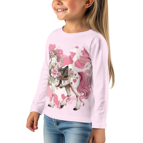 Image of Uourmeti Teens Girls Long Sleeve T Shirts Fall Outfits Boys Active Sportswear Running Tops