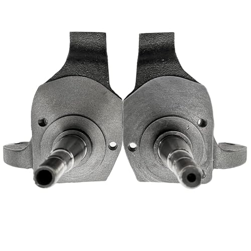 DOUQANG 2-1/2' Drop Lowering Spindles Steering Knuckle Kit For Link Pin and Ball Joint Front Ends with Drum...