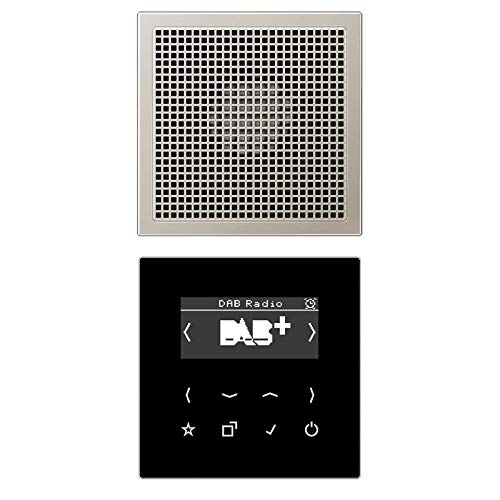 Radio DAB+ Smart avec haut-parleur acier pour un son numérique pur