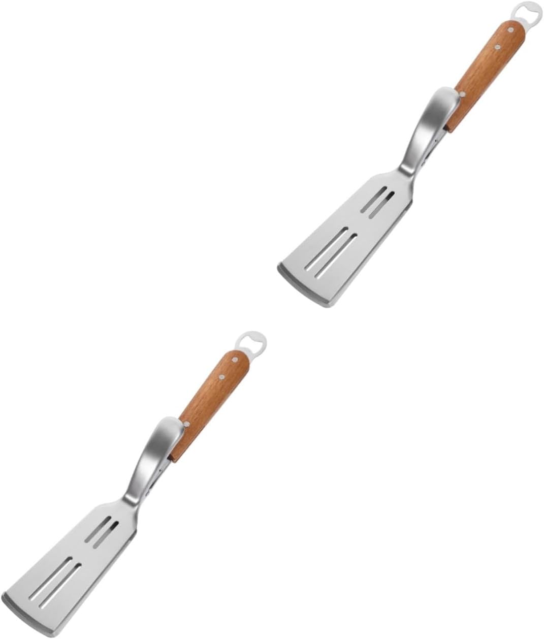 Garneck 2pcs Stainless Steel Food Tongs Handle Kitchen Clip for Cooking Bbq and Baking Easy to Clean Lightweight and Kitchen Utensil